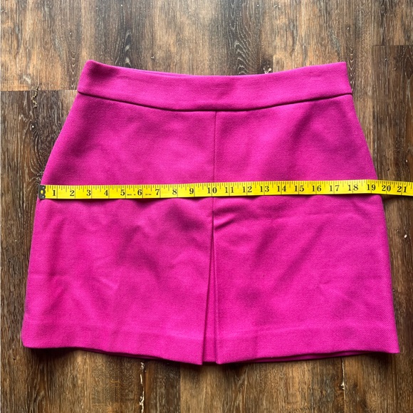 NWT J. crew Hot Pink Mini skirt - Picture 7 of 8